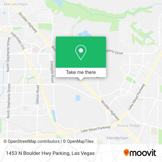 1453 N Boulder Hwy Parking map