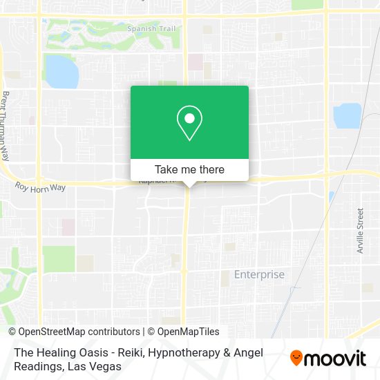 The Healing Oasis - Reiki, Hypnotherapy & Angel Readings map