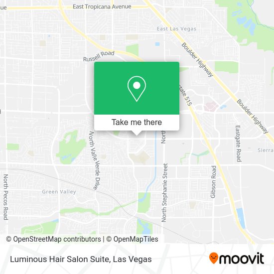 Mapa de Luminous Hair Salon Suite