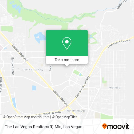 The Las Vegas Realtors(R) Mls map