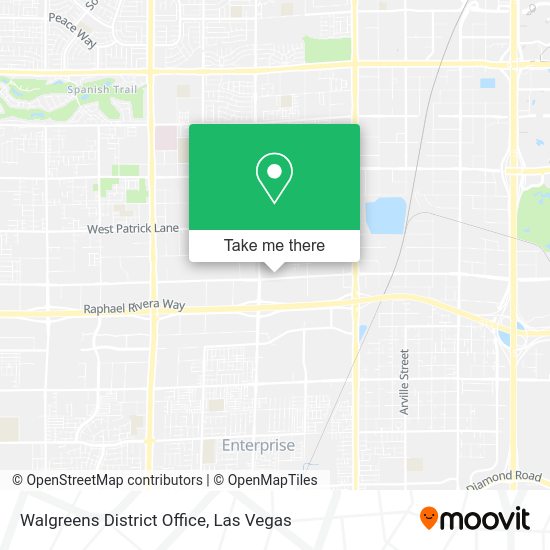 Walgreens District Office map