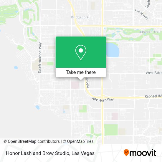 Honor Lash and Brow Studio map