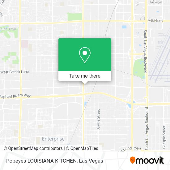 Mapa de Popeyes LOUISIANA KITCHEN