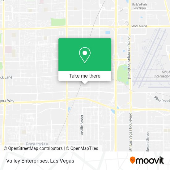 Valley Enterprises map