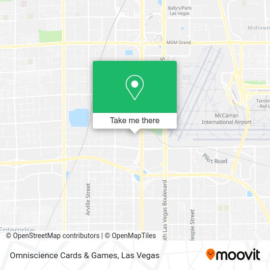 Mapa de Omniscience Cards & Games