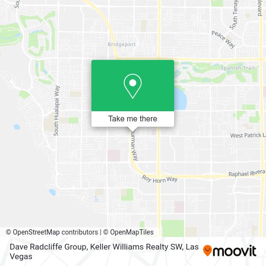 Dave Radcliffe Group, Keller Williams Realty SW map