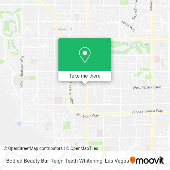 Mapa de Bodied Beauty Bar-Reign Teeth Whitening