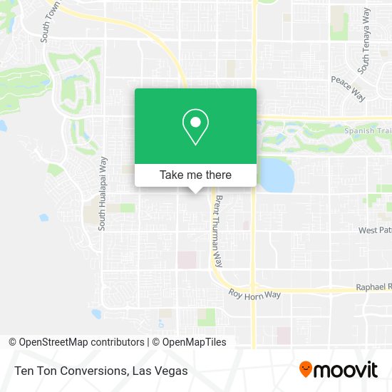 Ten Ton Conversions map