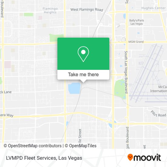 LVMPD Fleet Services map