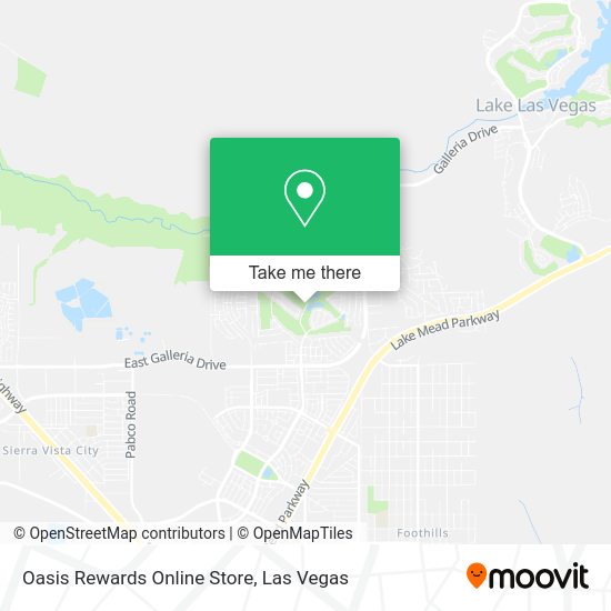 Oasis Rewards Online Store map