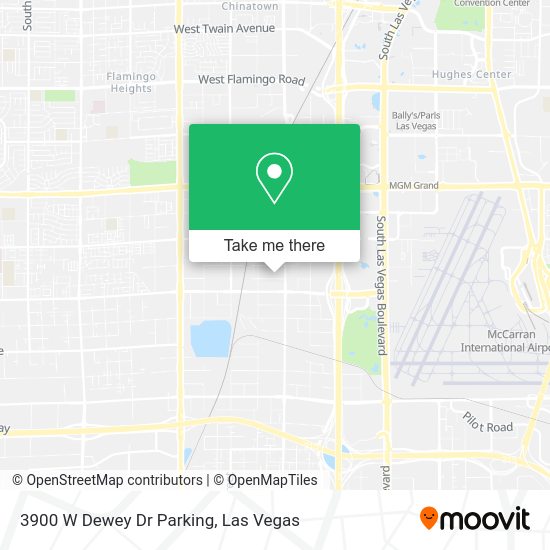 3900 W Dewey Dr Parking map