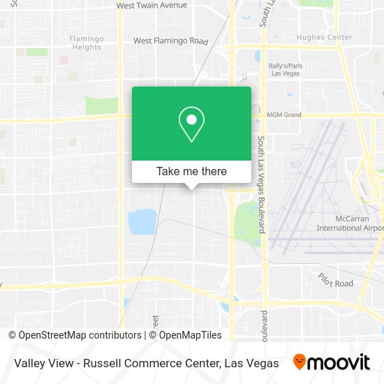 Valley View - Russell Commerce Center map