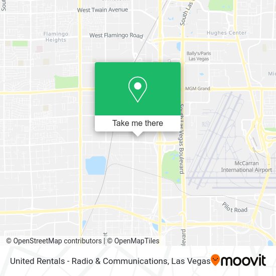 United Rentals - Radio & Communications map