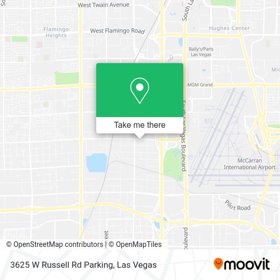 3625 W Russell Rd Parking map