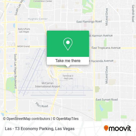 Mapa de Las - T3 Economy Parking