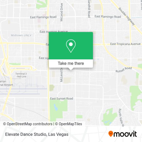 Elevate Dance Studio map