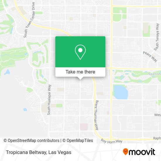 Tropicana Beltway map