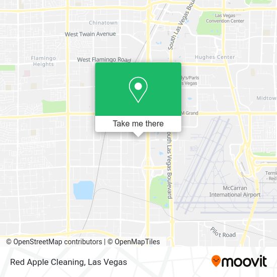 Red Apple Cleaning map