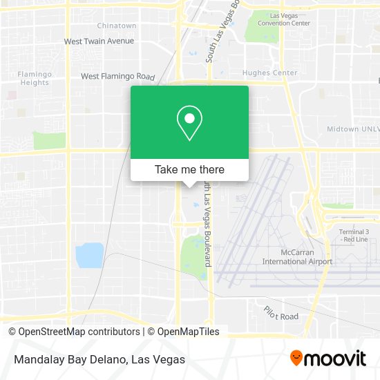 Mandalay Bay Delano map
