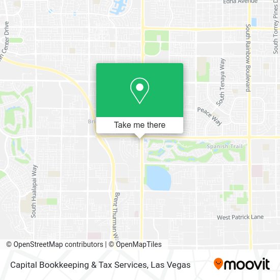 Capital Bookkeeping & Tax Services map