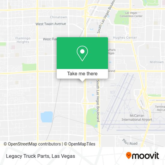 Legacy Truck Parts map