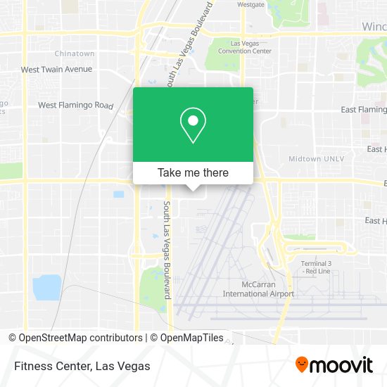 Mapa de Fitness Center