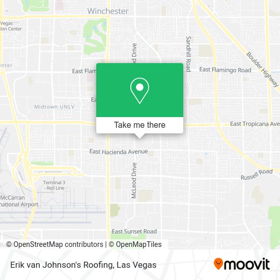 Mapa de Erik van Johnson's Roofing