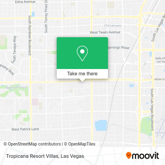 Tropicana Resort Villas map