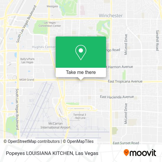 Popeyes LOUISIANA KITCHEN map