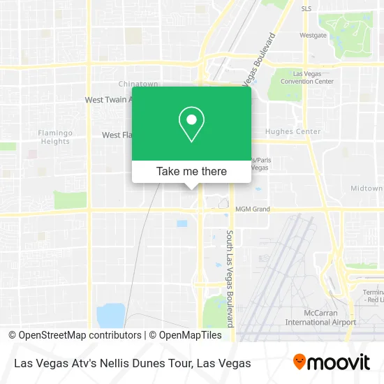 Las Vegas Atv's Nellis Dunes Tour map