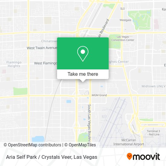 Mapa de Aria Self Park / Crystals Veer