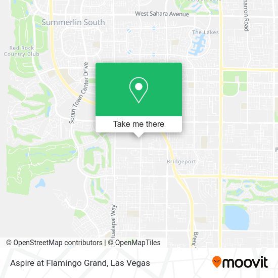 Aspire at Flamingo Grand map