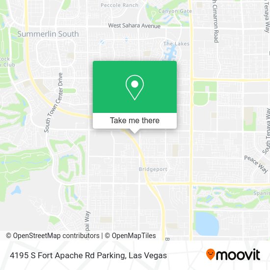4195 S Fort Apache Rd Parking map