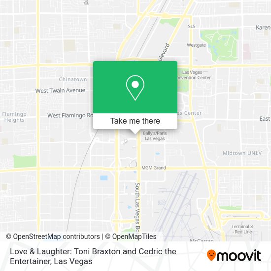 Love & Laughter: Toni Braxton and Cedric the Entertainer map