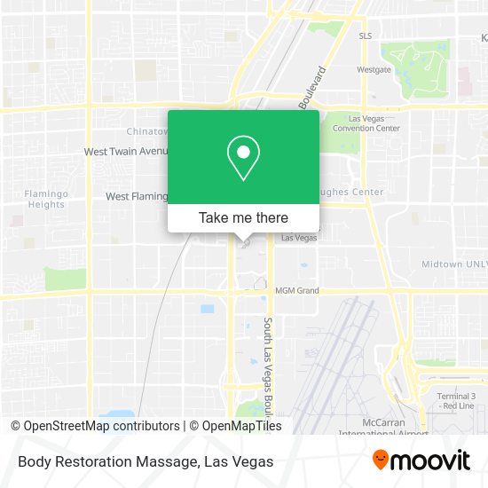 Mapa de Body Restoration Massage