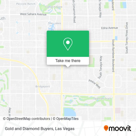 Gold and Diamond Buyers map