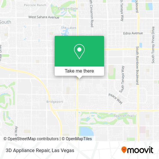 Mapa de 3D Appliance Repair