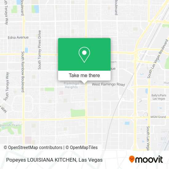 Mapa de Popeyes LOUISIANA KITCHEN