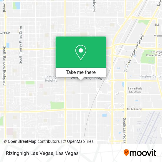 Rizinghigh Las Vegas map