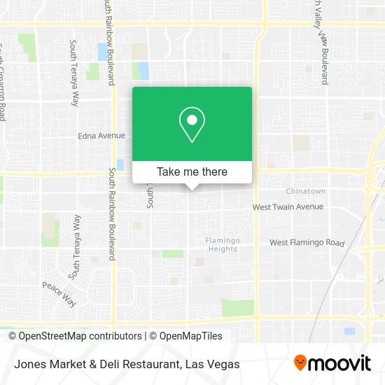 Mapa de Jones Market & Deli Restaurant