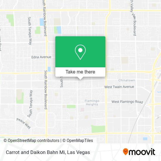 Carrot and Daikon Bahn Mi map