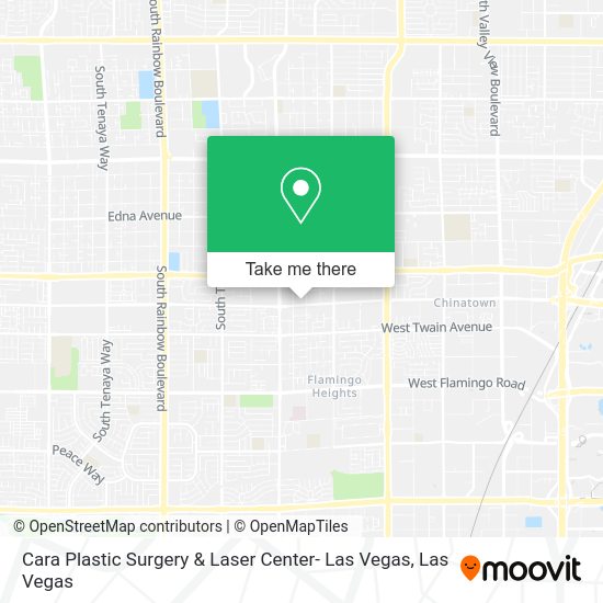 Cara Plastic Surgery & Laser Center- Las Vegas map