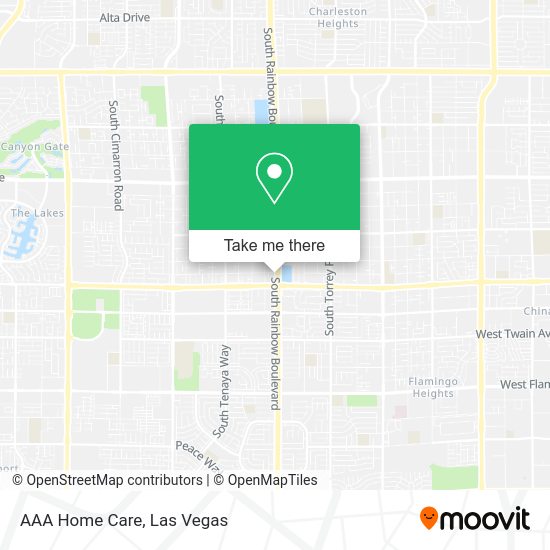 Mapa de AAA Home Care
