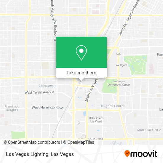 Mapa de Las Vegas Lighting
