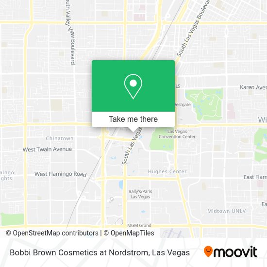 Bobbi Brown Cosmetics at Nordstrom map