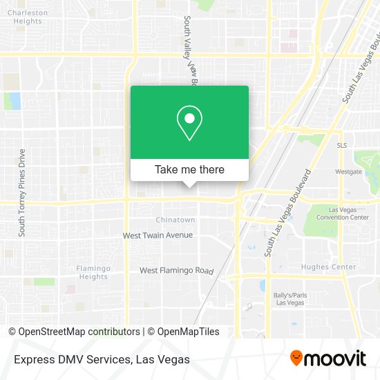 Express DMV Services map