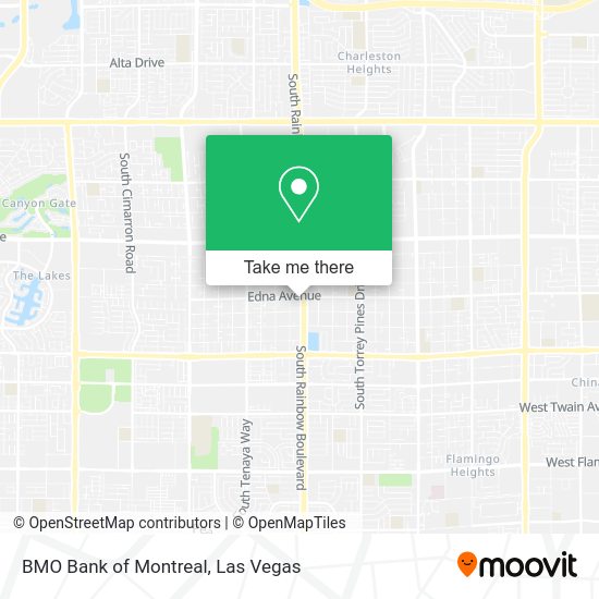 BMO Bank of Montreal map