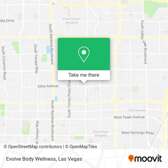 Mapa de Evolve Body Wellness