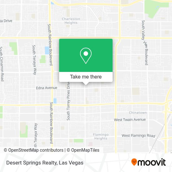 Mapa de Desert Springs Realty