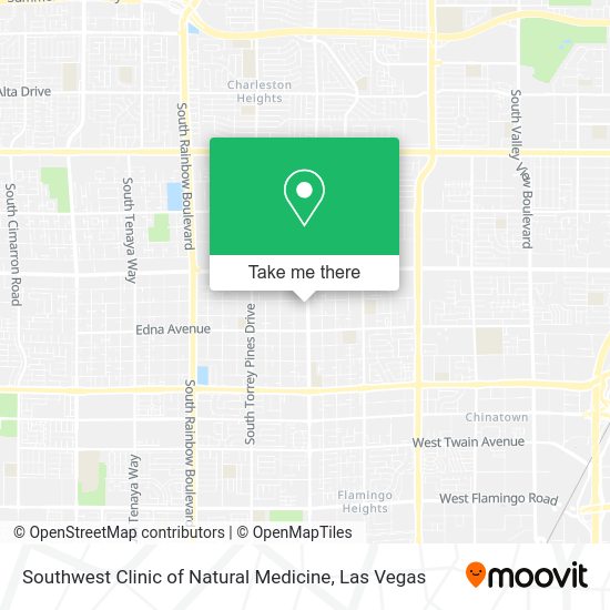 Mapa de Southwest Clinic of Natural Medicine